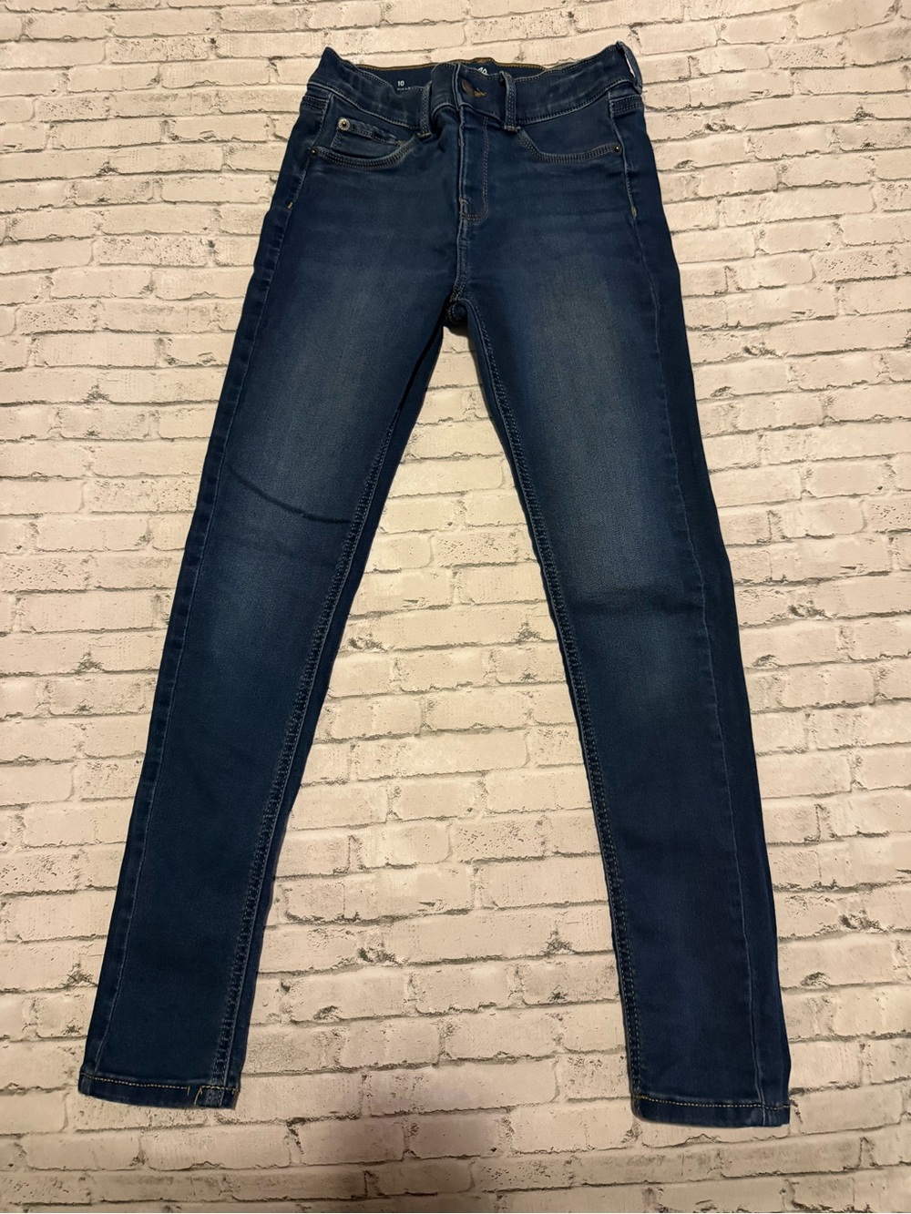 Cat & Jack Girl Skinny Jeans Trio in Light, Medium & Dark Blue Size 10 - Picture 2 of 10